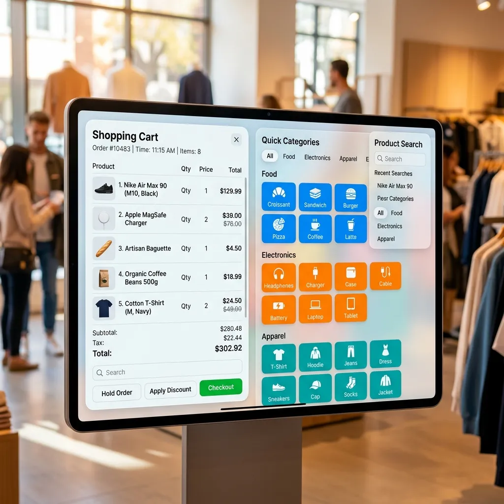 Retail POS Interface